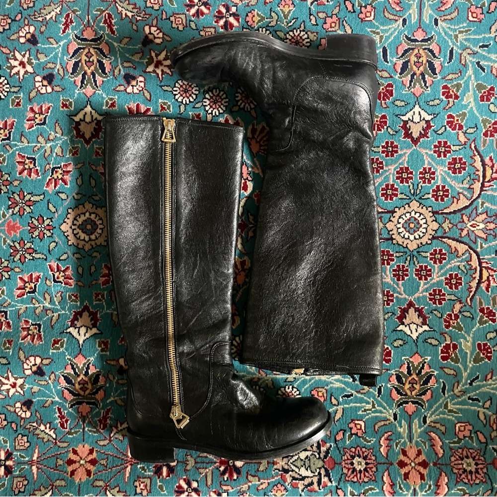 Jimmy Choo Black Riding Boots